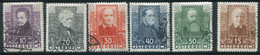 AUSTRIA 1931 Writers Set Used.   Michel 524-29 - Gebraucht