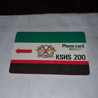 Kenya-(KEN-03b)-k.p.t.c-logo-200-(1)-(KSHS-200)-(00223177)-used Card+1card Prepiad Free - Kenia