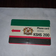 Kenya-(KEN-06A)-K.P.T.C-logo200)-(KSHS-200)-(00325866)-(7)-used Card+1card Prepiad Free - Kenia