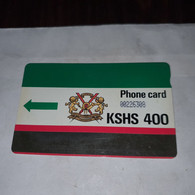 Kenya-(KEN-07)-K.P.T.C-log400-(KSHS-400)-(00226308)-(7)-used Card+1card Prepiad Free - Kenia