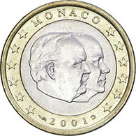 1 Euro MONACO 2001 - NUEVA - NEUF - SIN CIRCULAR - NEW 1€  -- FROM ROLL - Monaco