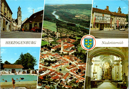 5818 - Niederösterreich - Herzogenburg , Chorherrenstift , Schwimmbad , Rathaus - Gelaufen - Herzogenburg