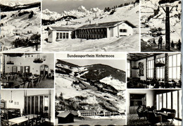 5904 - Salzburg - Hintermoos , Bundessportheim , Mehrbildkarte - Gelaufen 1959 - Saalfelden