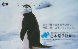 TC JAPON / 110-011 - ANIMAL - OISEAU - MANCHOT A JUGULAIRE - CHINSTRAP PENGUIN BIRD - JAPAN Phonecard-  5416 - Pinguine