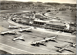 6205 - Schweiz - Zürich , Flughafen Kloten - Gelaufen 1958 - Kloten