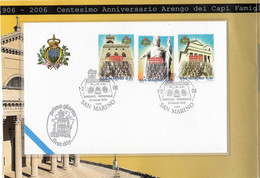 Booklet 2006 FOLDER ARENGO GENERALE CENTENARIO 100 Ans Du Grand Conseil Général Organe Legislatif Monocameral Livret - Cartas & Documentos