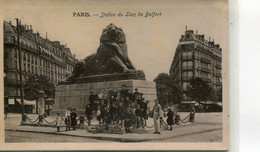 -75- PARIS - XIV -Statue Du Lion De Belfort - Arrondissement: 14