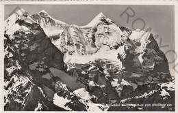 CARTOLINA  HASLIBERG,SVIZZERA,MITTELHORN, VIAGGIATA 1950 - Hasliberg