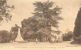 CPA FRANCE 47 "Castelmoron, Le Monument Aux Morts" - Castelmoron