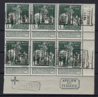 DUBBELDRUK Zegel Nr. 88 (blok Van 6) ** MNH (1 X * MH) Nr. 1735 A + DEPOT 1910 + ATELIER DU TIMBRE ! - Roulettes 1910-19