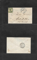 France. 1871 (29 June) ALSACE. France - Prussian War, Altkirch - Altstetten, Switzerland. Fkd Env 5c Green (+further Sta - Unclassified