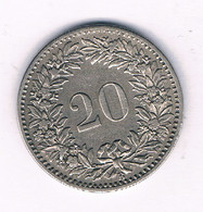 20 RAPPEN 1906   ZWITSERLAND/1246/ - Schweiz