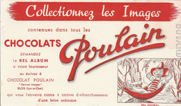 Rare Buvard Chocolats Poulain Collectionnez Les Images - Chocolat