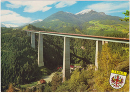 Europabrücke Gegen Stubaier Alpen Und Nockspitze - (Tirol) - Neustift Im Stubaital