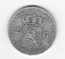 2 1/2 Gulden 1851 Pays Bas Willem III TTB - 1849-1890 : Willem III