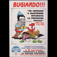 ITALY 1997 - Postcard-Political Cartoon - 1991-00:  Nuovi