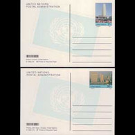 UN-NEW YORK 1997 - Pre-stamped Cards-Headquarters - Lettres & Documents