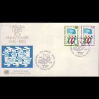 UN-GENEVA 1975 - FDC - 50-1 UN 30th - Storia Postale
