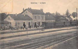 Esternay    51           Intérieur De La Gare. Train   - En Partie Décollée  -   (voir Scan) - Esternay