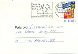 Tour De France 1989 Départ à Luxembourg - Lettres & Documents