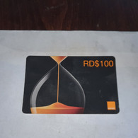 Dominicana-(orange-24rd$100)-(15)-(8381-4272-2463-56)-(31.12.2009)-used Card+1card Prepiad Free - Dominik. Republik