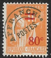 Preo   74 -  Paix  80/1f - Sans Gomme - 1893-1947