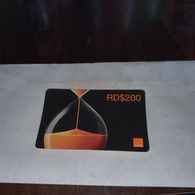 Dominicana-(orange-25rd$200)-(22)-(9065-2954-3654-29)-(31.12.2009)-used Card+1card Prepiad Free - Dominicaanse Republiek