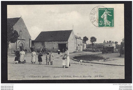 CPA 58 Corbigny Eglise Saint Jean Route De Marcilly - Corbigny