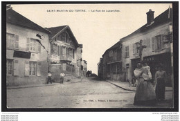 CPA 95 Saint Martin Du Tertre La Rue De Luzarches - Saint-Martin-du-Tertre