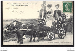 CPA 64 Lembeye Cavalcade Du 29 Mars 1908 Une Voiturette Louis XV - Lembeye