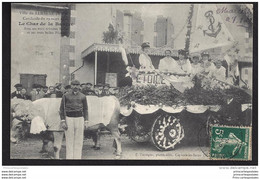 CPA 64 Lembeye Cavalcade Du 29 Mars 1908 Le Char De La Barque - Lembeye