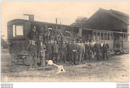 CPA 38 Saint Jean De Bournay Le Depot Et Le Train Tramway Ligne De Vienne à Charavines - Saint-Jean-de-Bournay