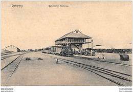 CPA Benin Dahomey Gare De Cotonou Carte Allemande - Benín