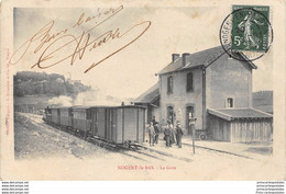 CPA 52 Nogent Le Bas La Gare Et Le Train Tramway Ligne De Foulain Nogent - Nogent-en-Bassigny