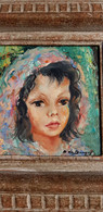 Anna De Banguy / Huile Sur Isorel   / Année 50/60 - Oils