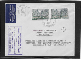 France 1er Vols - Enveloppe - TB - First Flight Covers