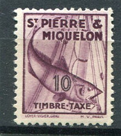 SAINT-PIERRE ET MIQUELON  N°  33 *  TAXE  (Y&T)   (Charnière) - Impuestos