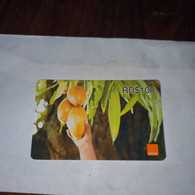 Dominicana-(orange-28rd$100)-(1581-5764-9681-15)-three Mango-(31)-(31.12.2009)-used Card+1card Prepiad Free - Dominicana