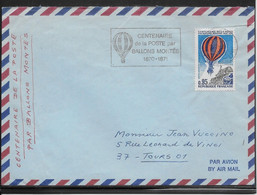 Thème Montgolfière - Ballons - France - Enveloppe - TB - Airships
