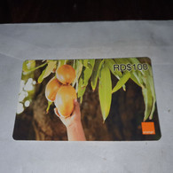 Dominicana-(orange-29rd$100)-(2530-2756-3955-99)-three Mango-(37)-(31.12.2010)-used Card+1card Prepiad Free - Dominicaine