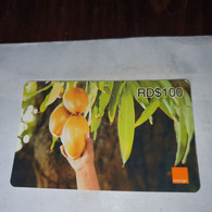 Dominicana-(orange-29rd$100)-(2517-5496-7899-04)-three Mango-(41)-(31.12.2010)-used Card+1card Prepiad Free - Dominicana