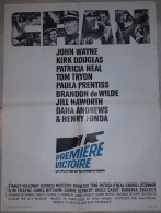 "Première Victoire" John Wayne, Kirk Douglas...1965 - Affiche 60x80 - TTB - Posters