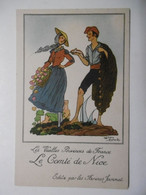 Jean DROIT Folklore Costume "Vieilles Provinces De France" Le Comté De NICE - Publicité Farines Maltées Jammet - Droit