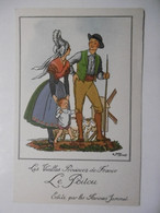 Jean DROIT Folklore Costume Le POITOU "Vieilles Provinces De France" Publicité Farines Maltées Jammet - Droit