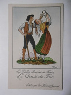 Jean DROIT Folklore Costume Le Comté De FOIX "Vieilles Provinces De France" Publicité Farines Maltées Jammet - Droit