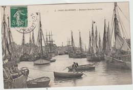 Calvados : PORT  En  BESSIN :  Barques Dans Les Bassins ( A Dubosq- Commes) - Port-en-Bessin-Huppain