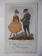 Jean DROIT Folklore Costume L' AUVERGNE "Vieilles Provinces De France" Publicité Farines Maltées Jammet - Droit