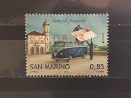 San Marino - Europa, Postvoertuigen (0.85) 2013 - Usati