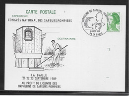 Thème Sapeurs-Pompiers - France - Entiers Postaux - TB - Sapeurs-Pompiers