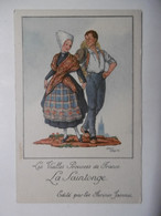 Jean DROIT Folklore Costume La SAINTONGE "Vieilles Provinces De France" Publicité Farines Maltées Jammet - Droit